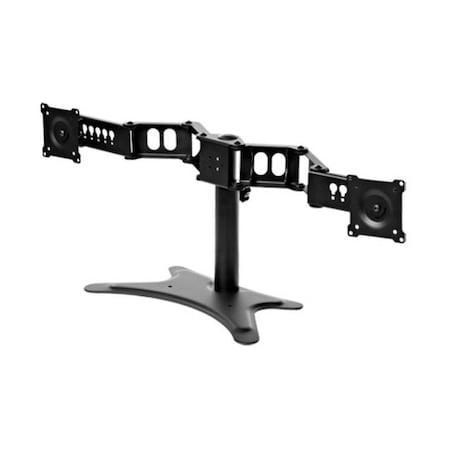 Doublesight Adjustable Dual Monitor Stand, 60 lb. Capacity DS-230STA